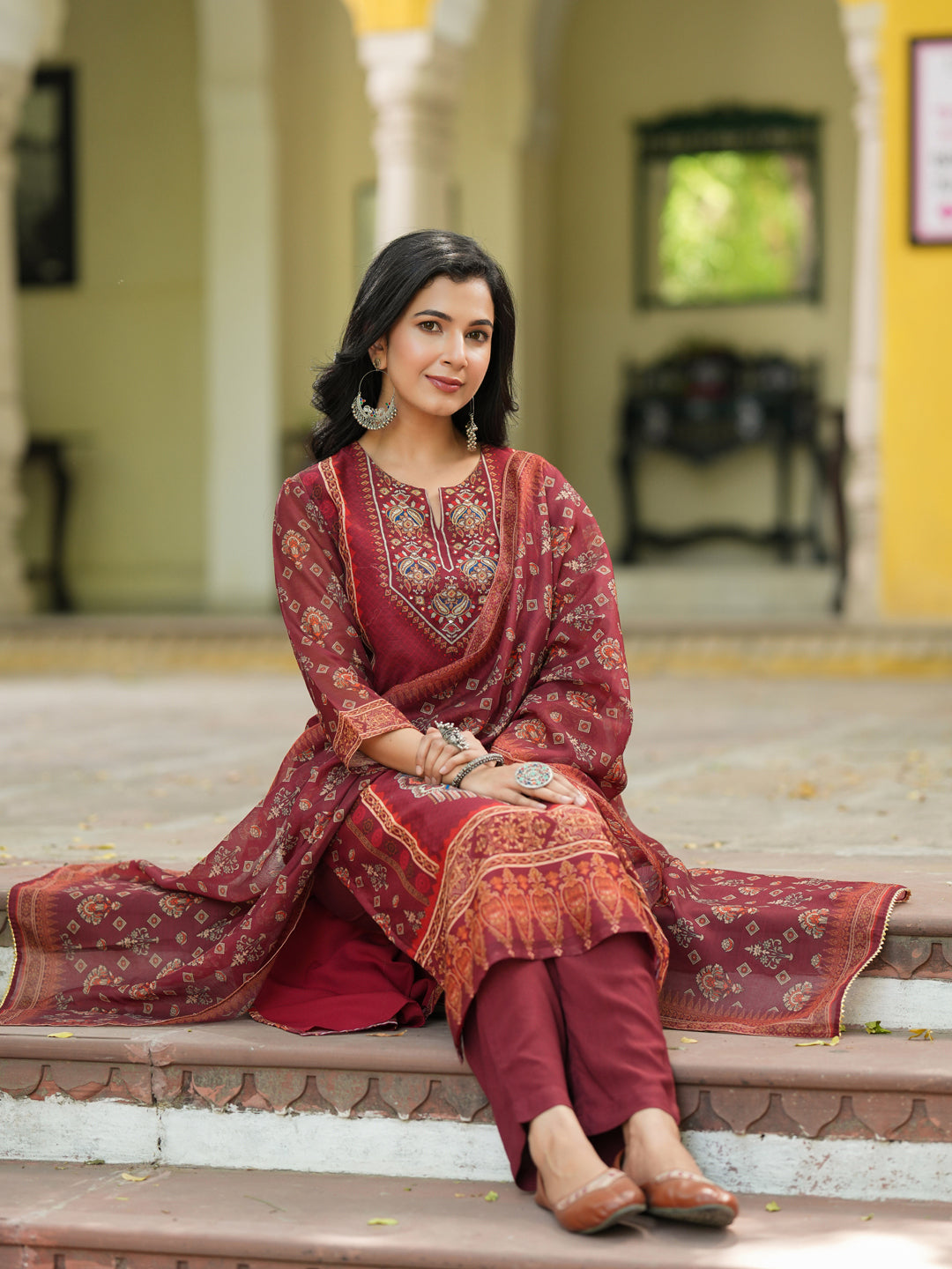 Women Ethnic Motifs Printed…