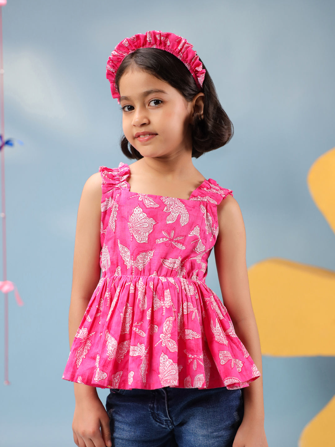 Girls Floral Printed…