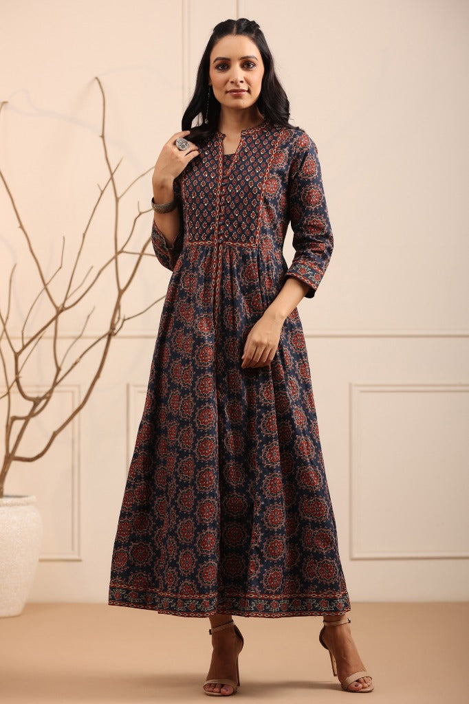 Women Blue Ethnic Motifs…