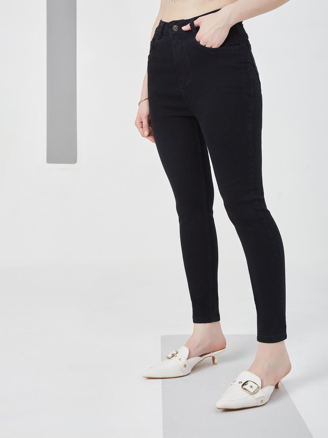 Black Skinny high-rise Regular…