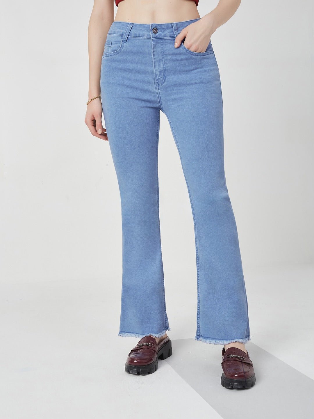Light Blue Boot Cut…