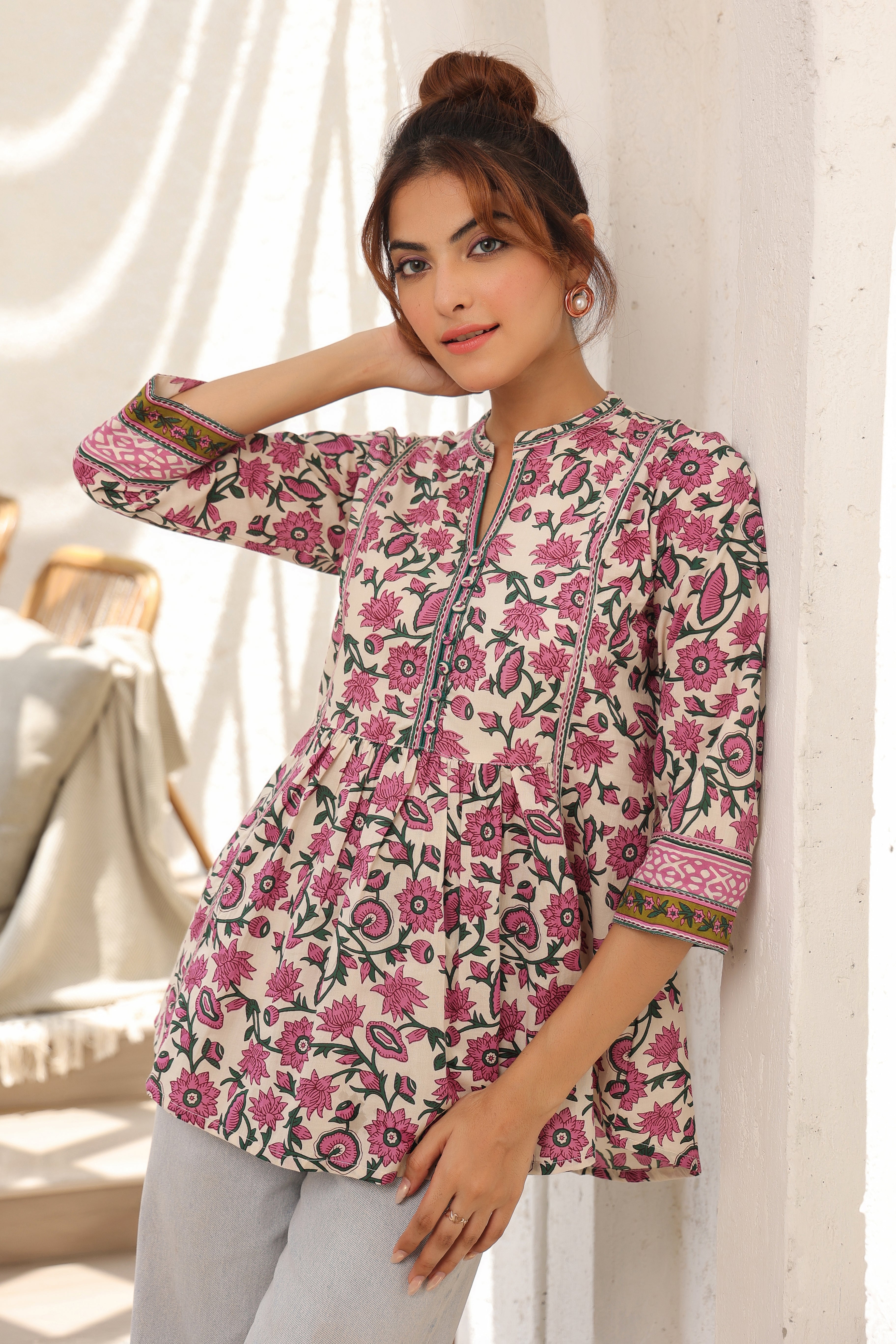 Women Purple Floral Printed…