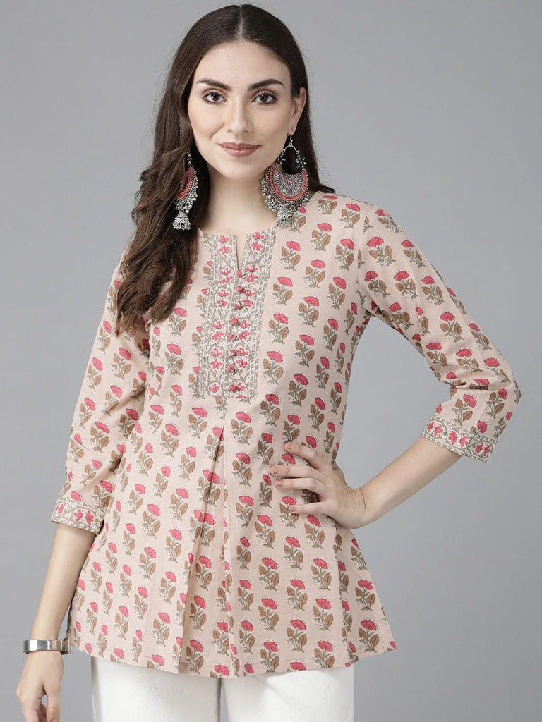 Women Floral Printed Sequinned…