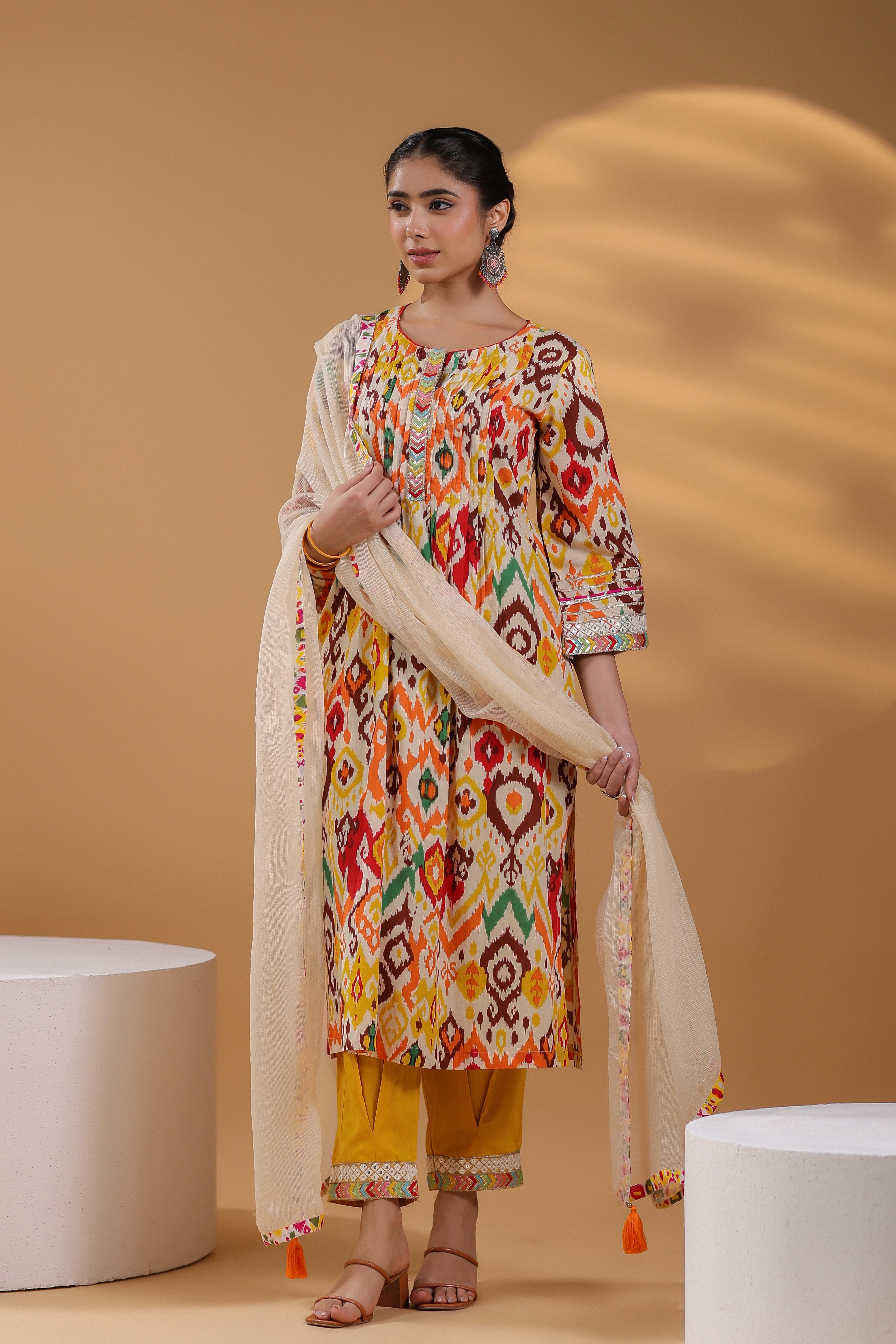 Ethnic Motifs Printed Pure…