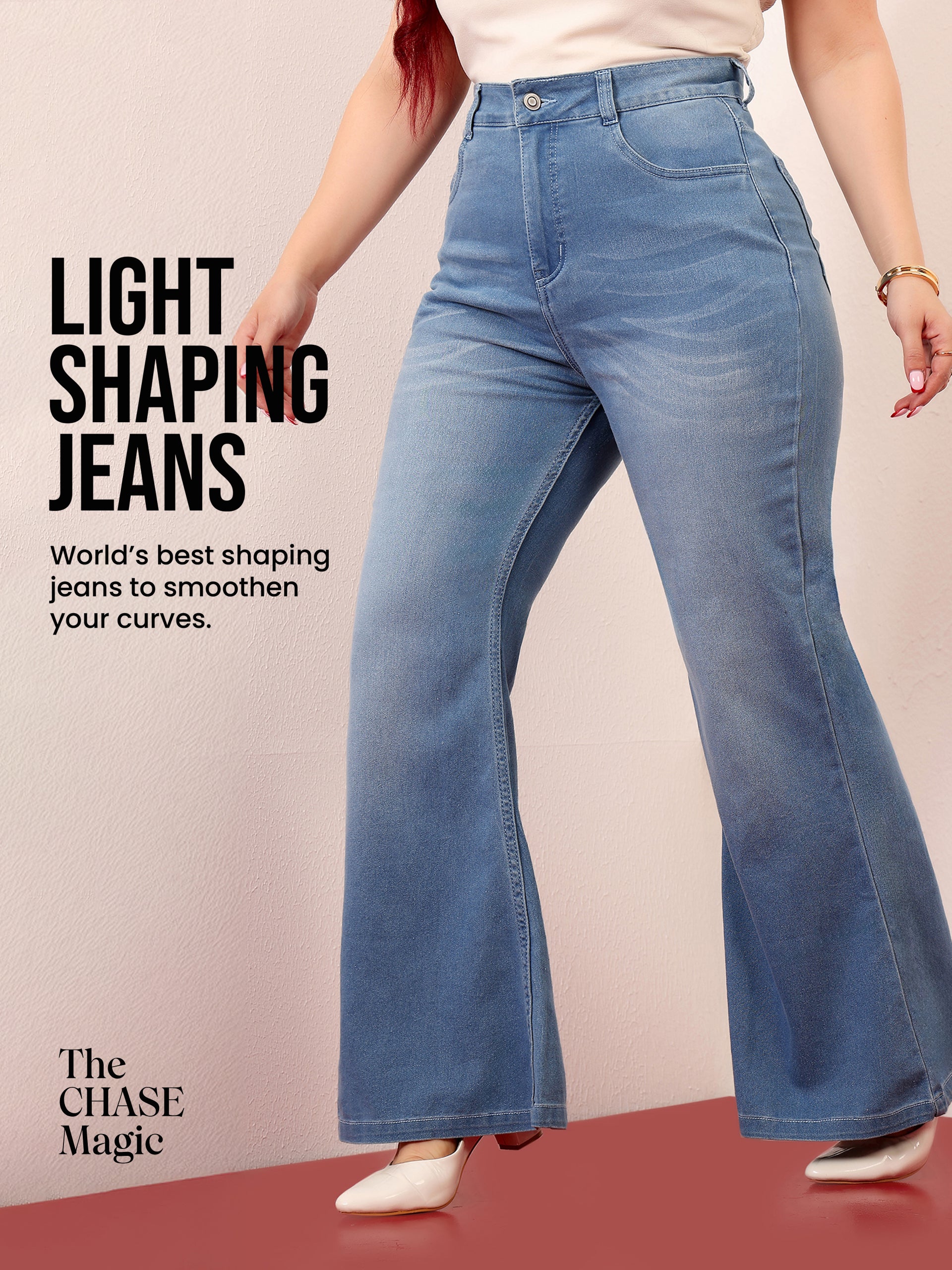 Tummy Smoothening Light-Shaping Bootcut…