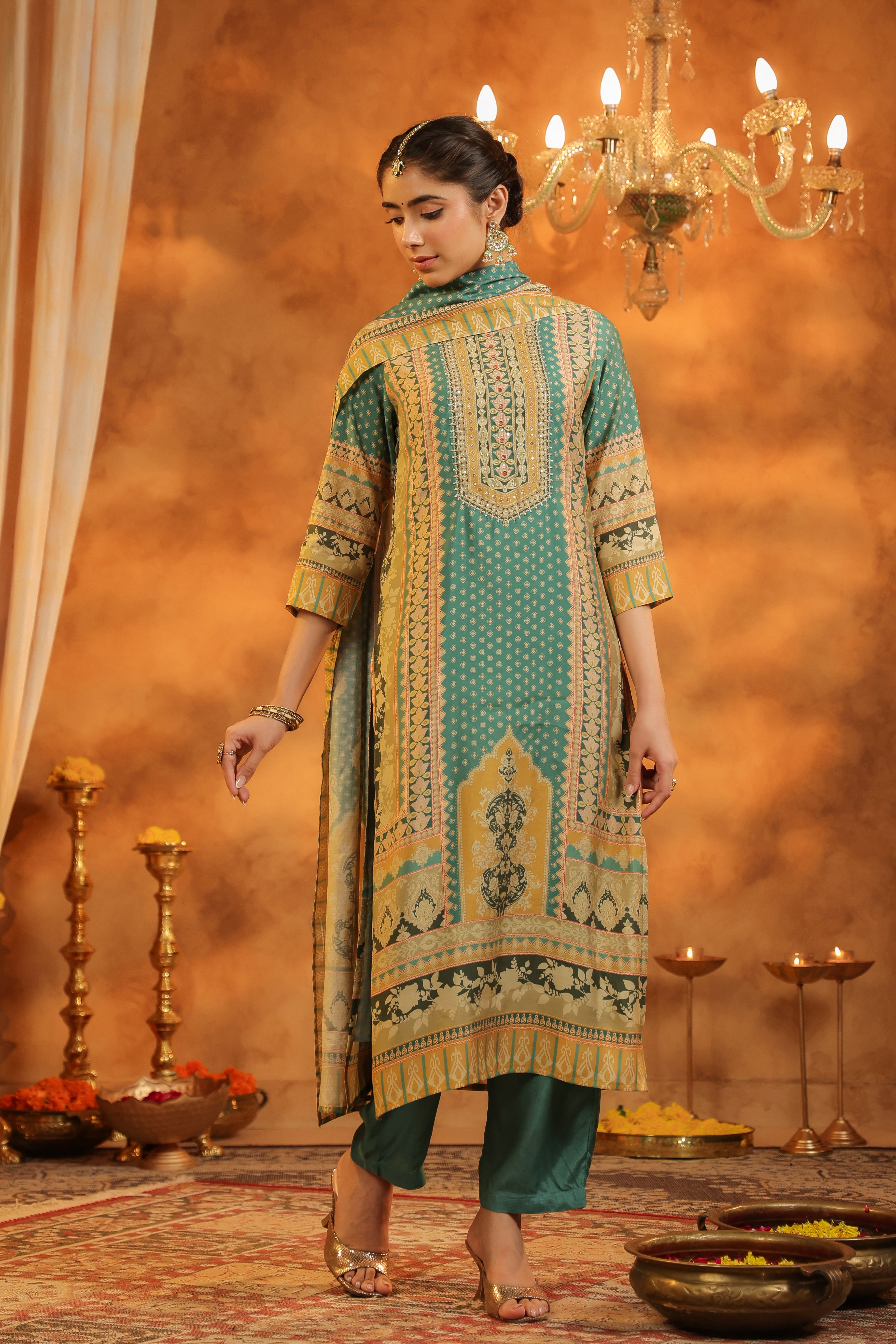 Ethnic Motifs Printed Kurta…