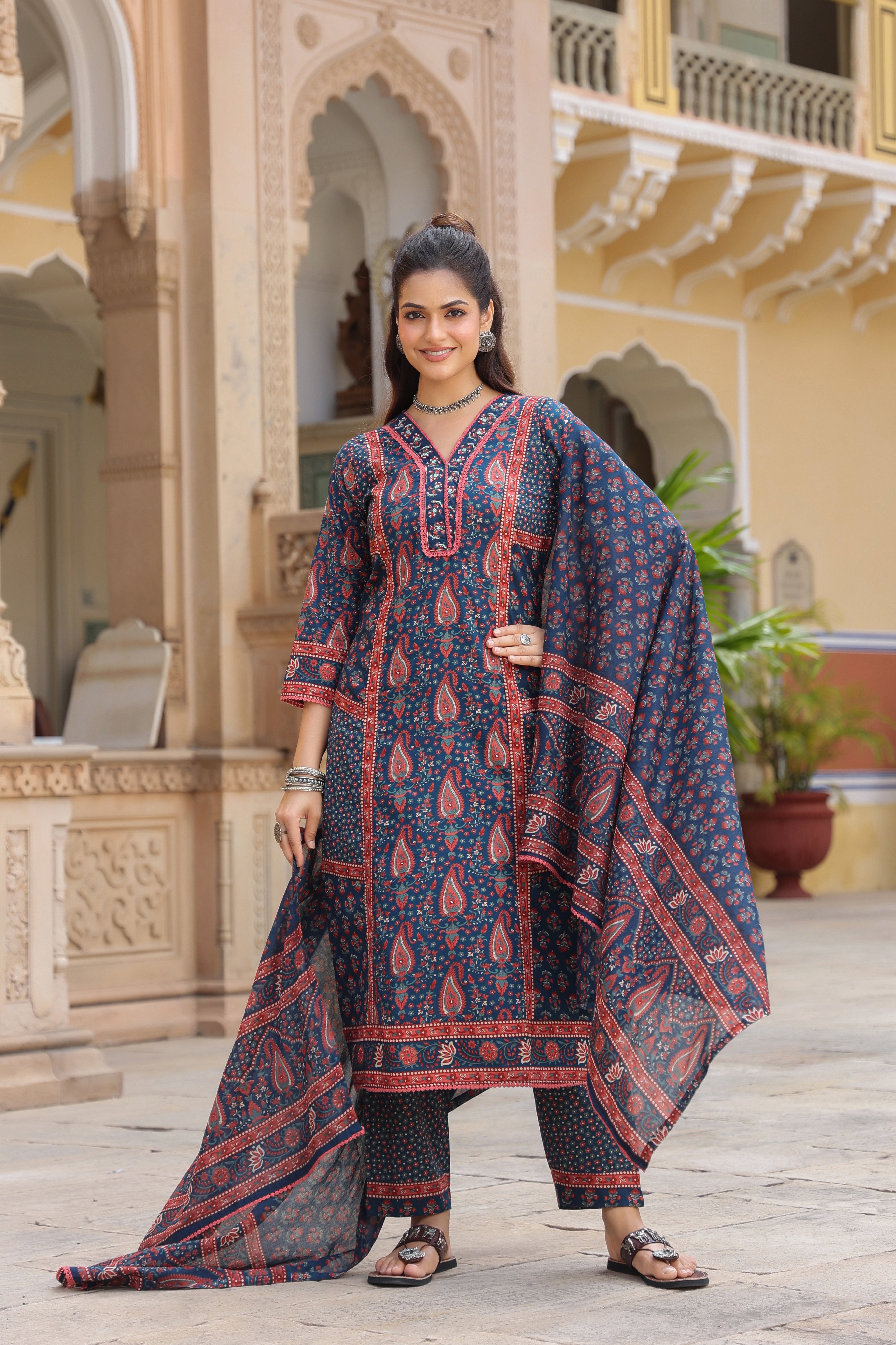 Women Ethnic Motifs Printed…