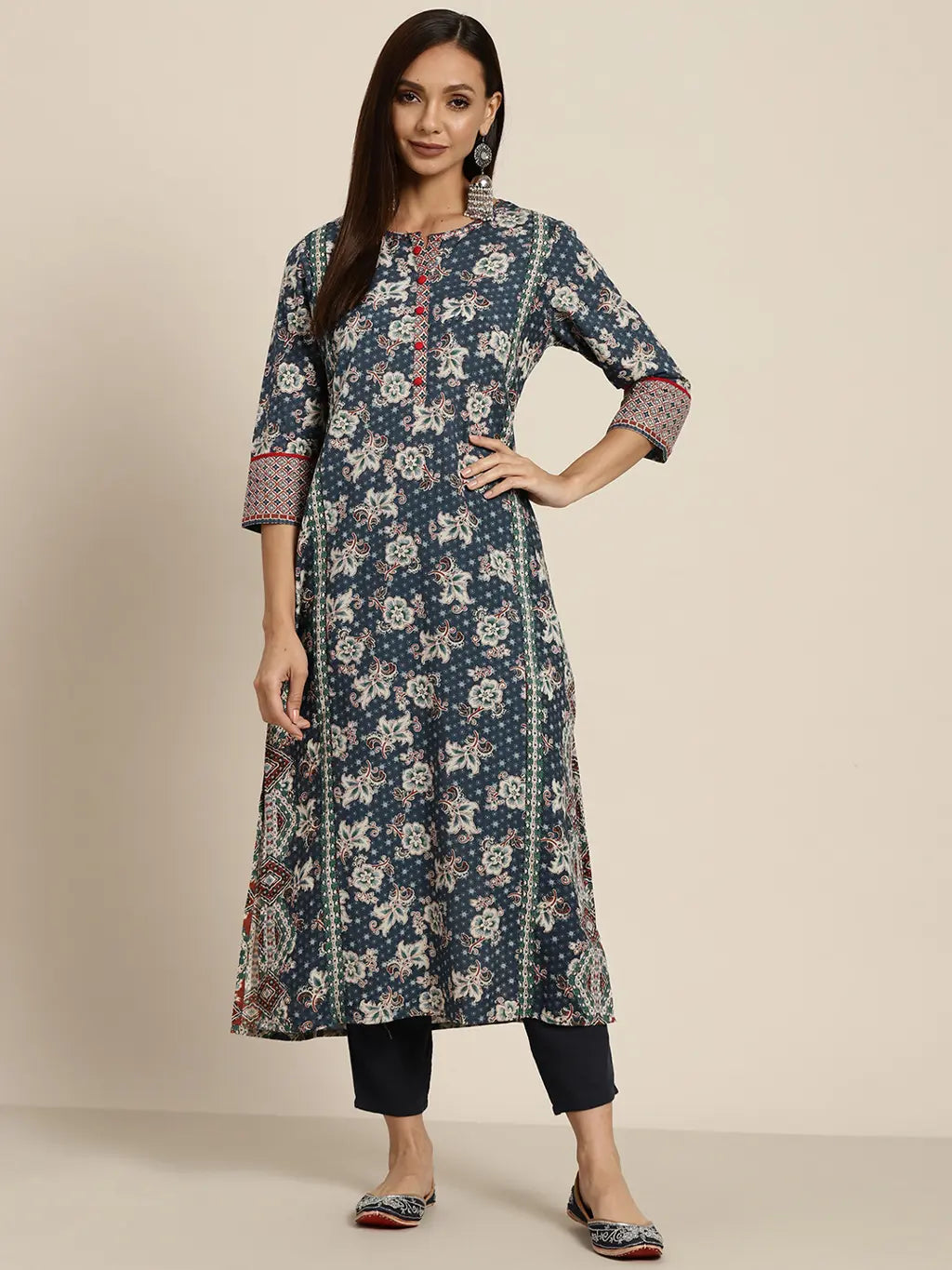 Women Navy Blue Pure…