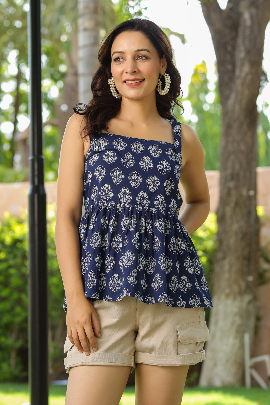 Women Printed Cotton Shoulder…