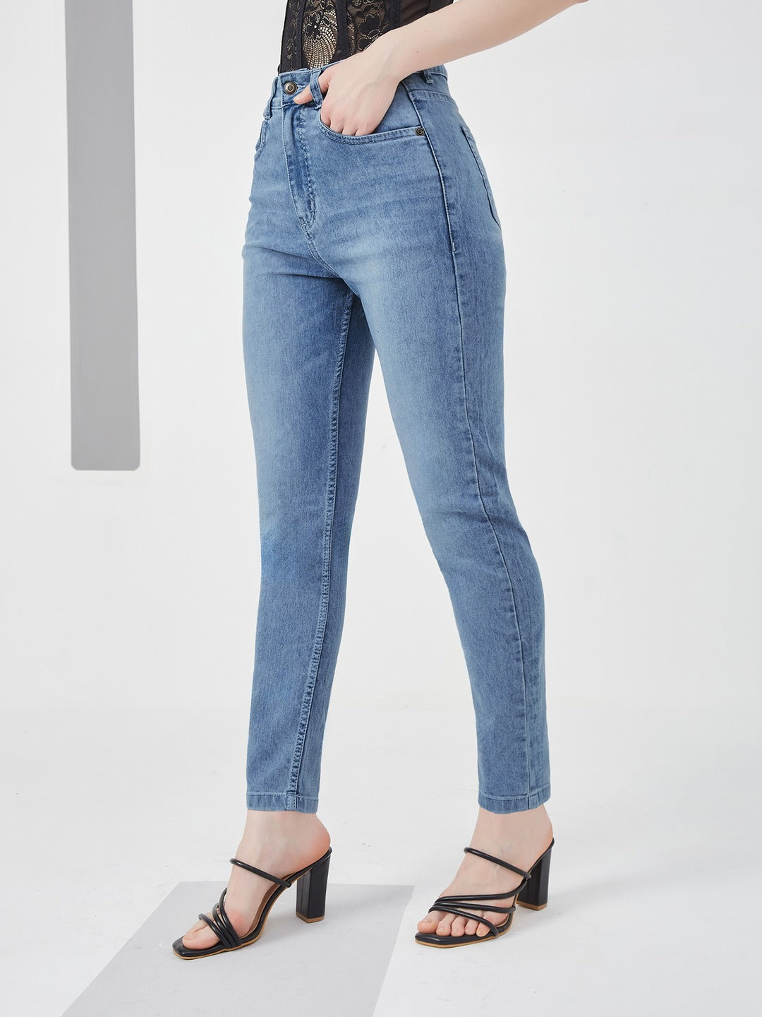 Light Blue Slim…