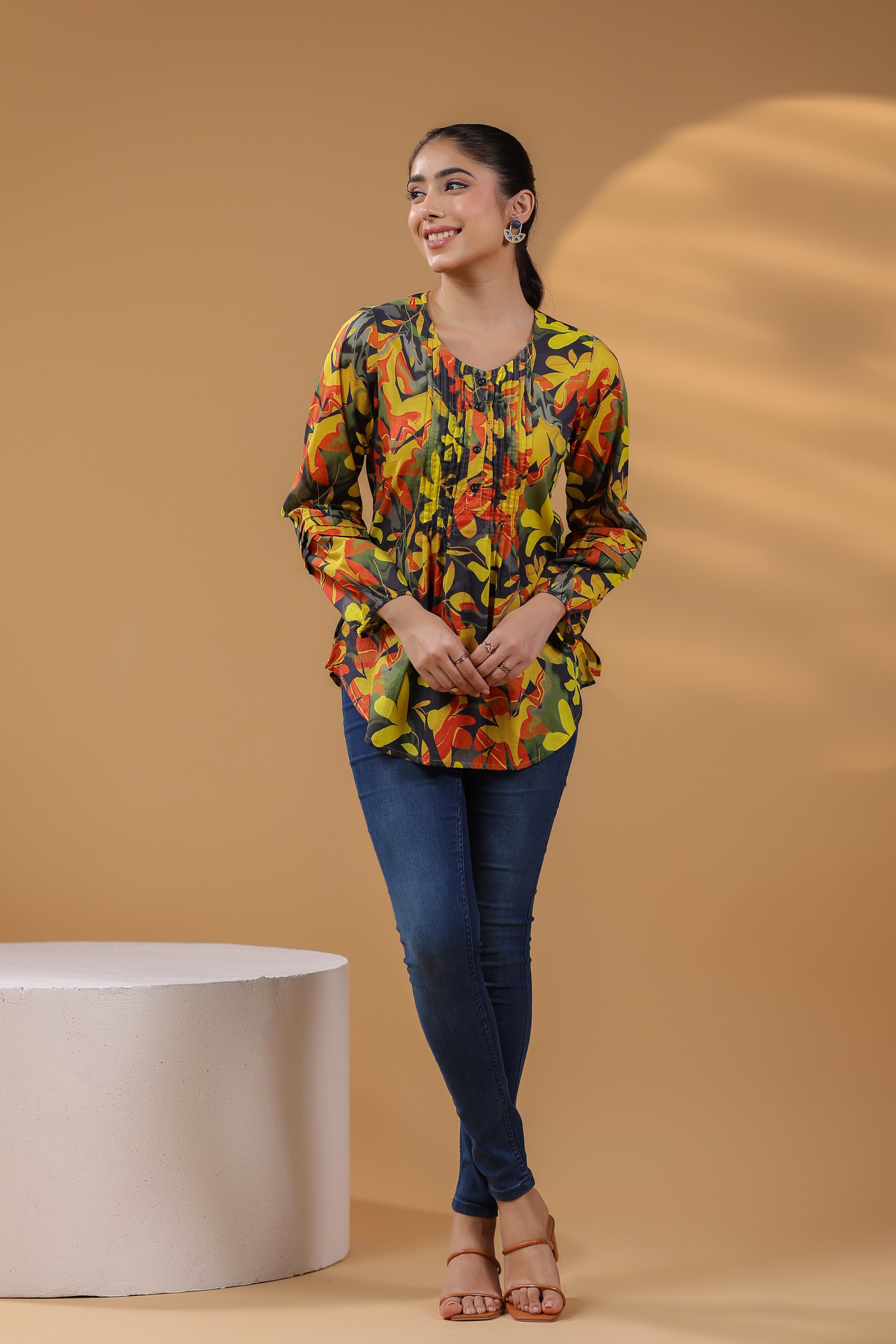 Women Floral Printed Cotton…