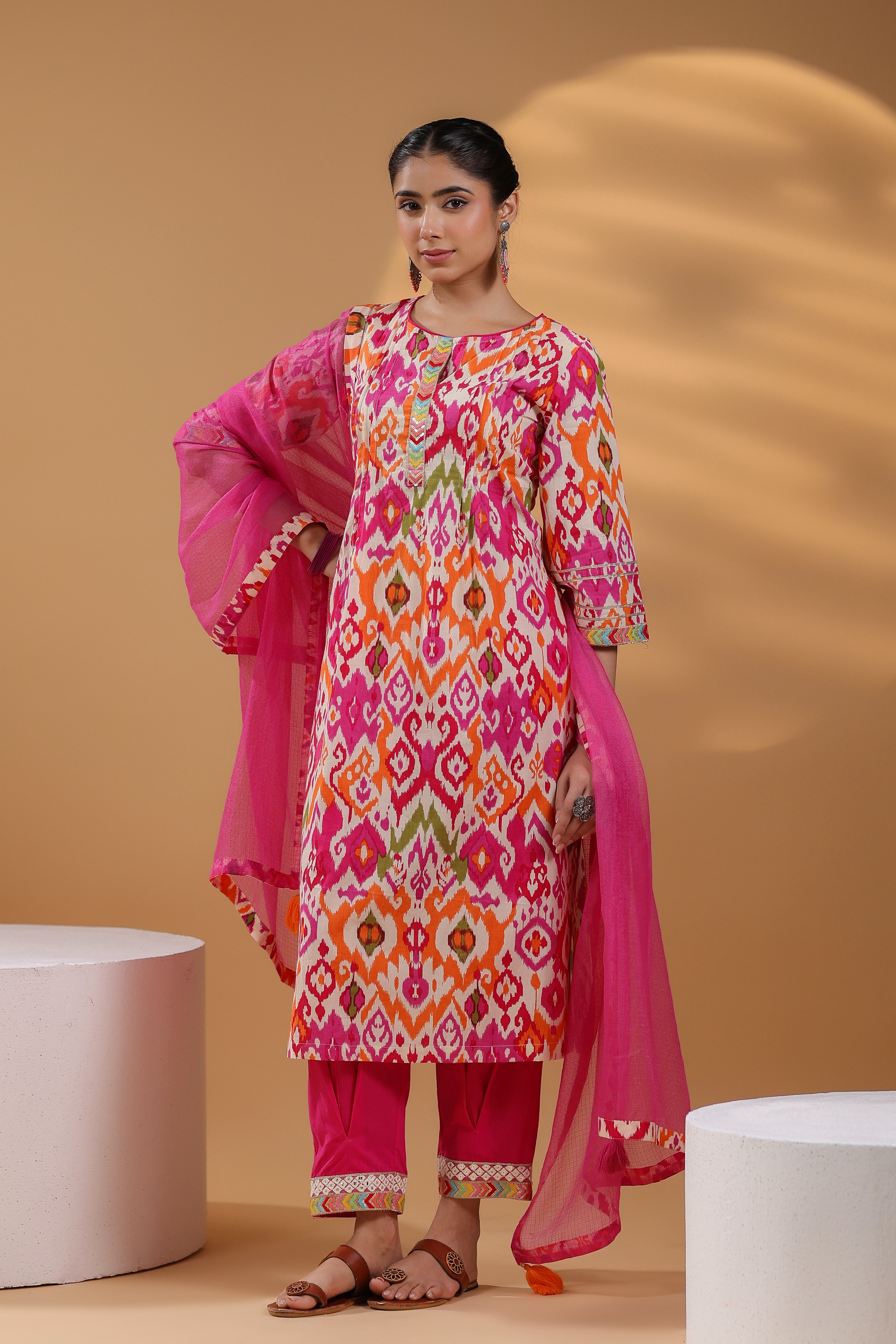 Ethnic Motifs Printed Pure…