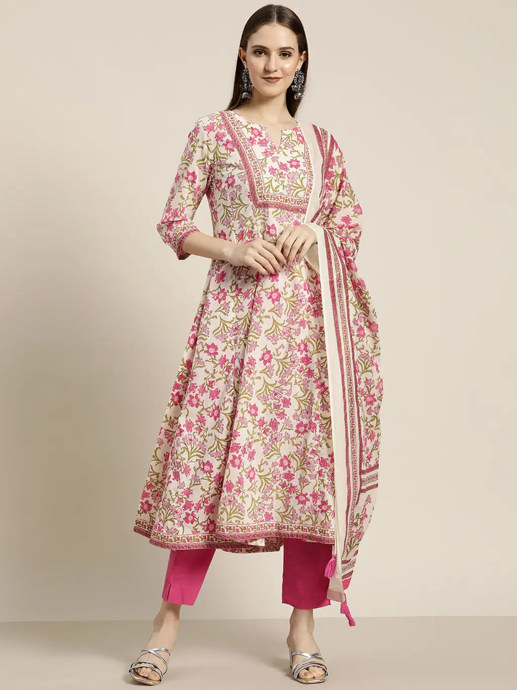 Women Pink Floral Printed…