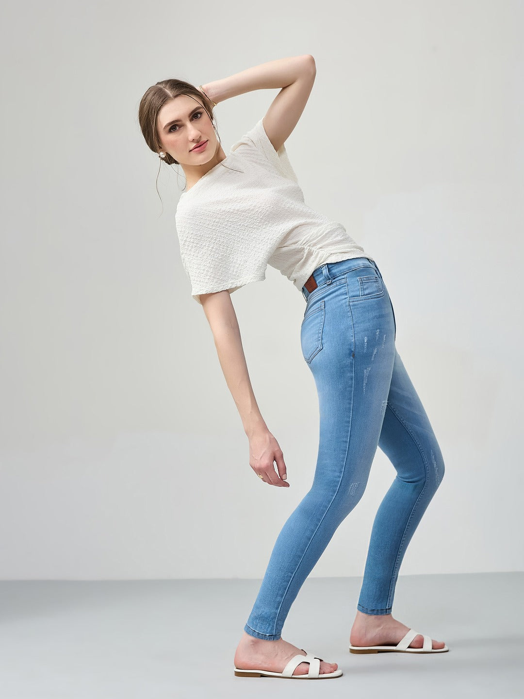 Blue Skinny high-rise Mild…