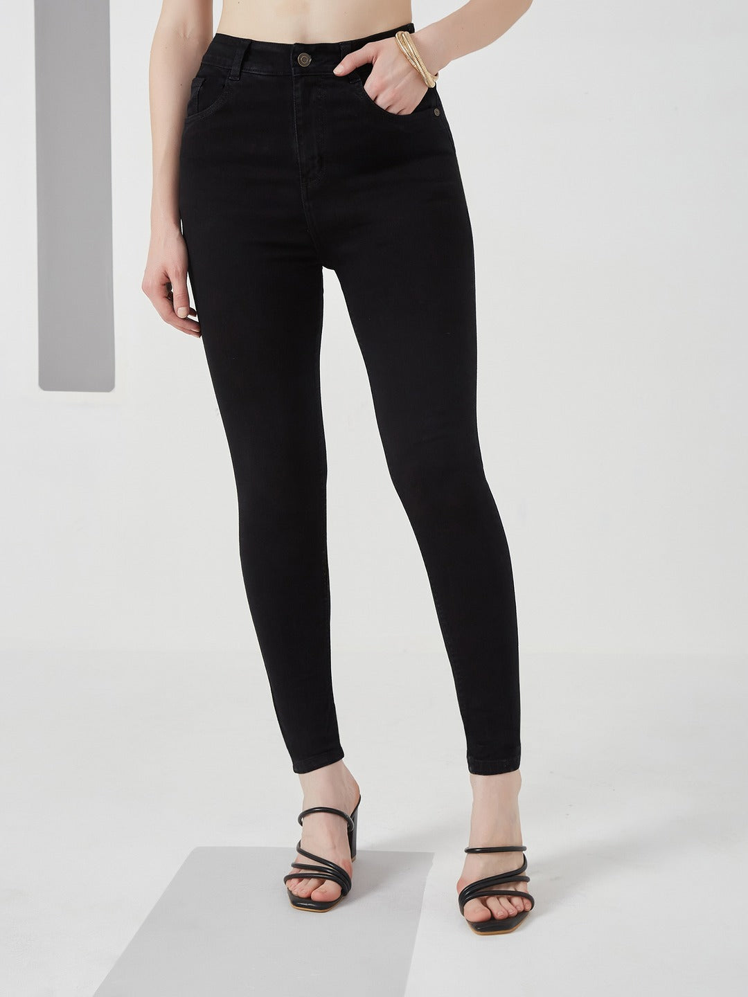 Black Skinny Fit high-rise…