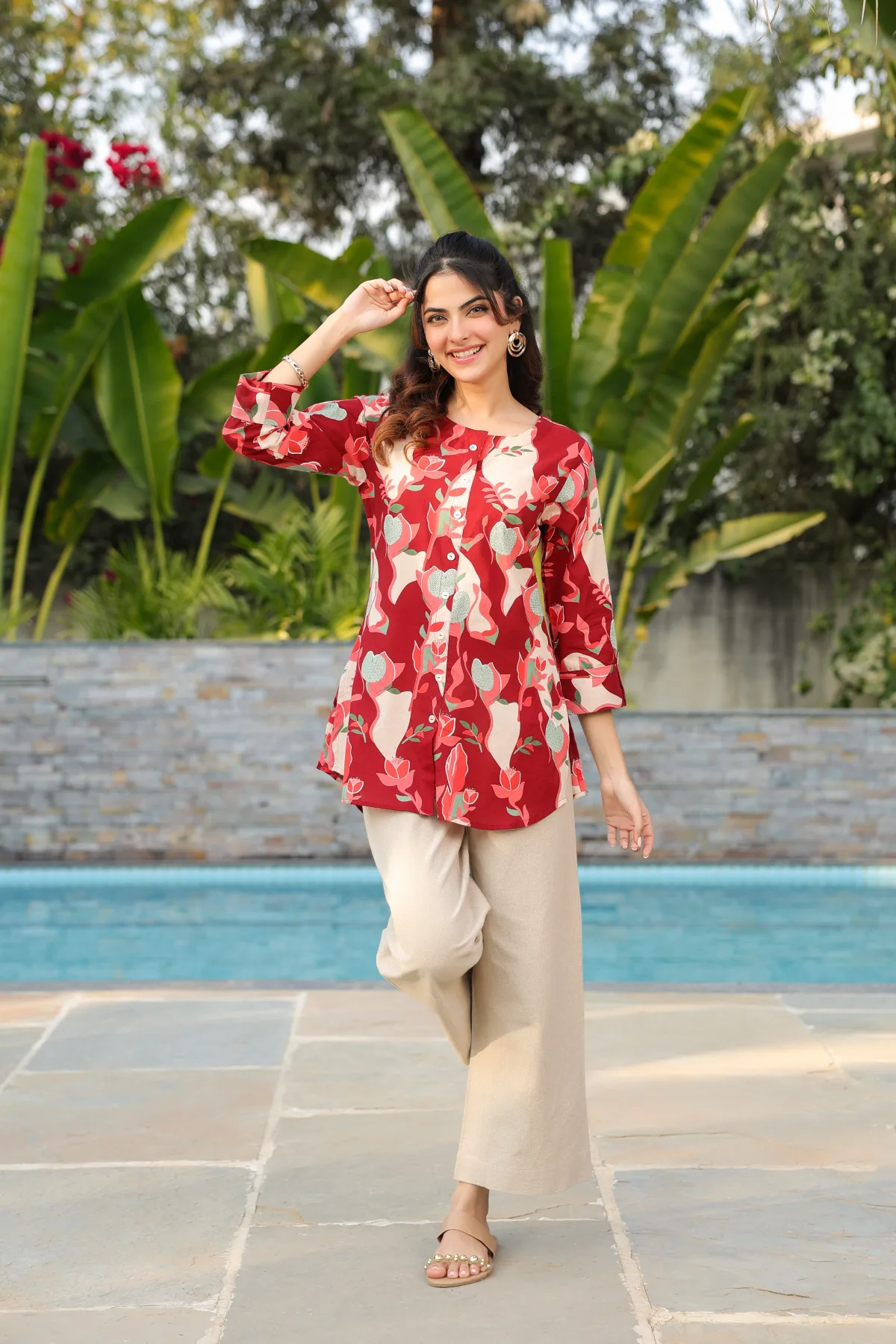 Print Cotton Top