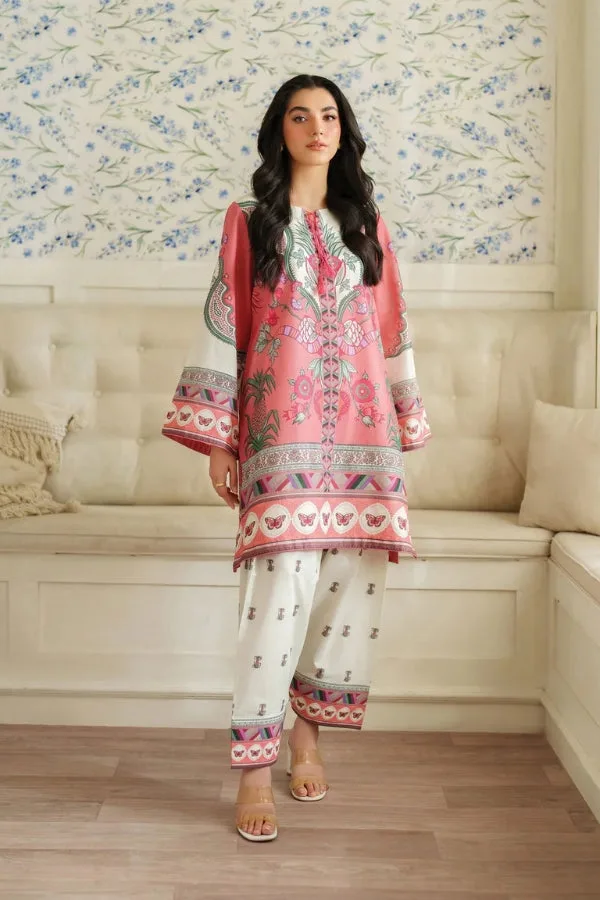 Pink Floral Printed Co-ord Set for Women